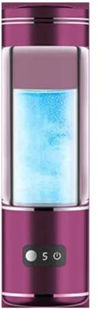 Desikixudy Generador De Hidrógeno y Alcalino, Botella Recargable USB, Ionizador De , Antioxidante ORP, De Hidrógeno (C)