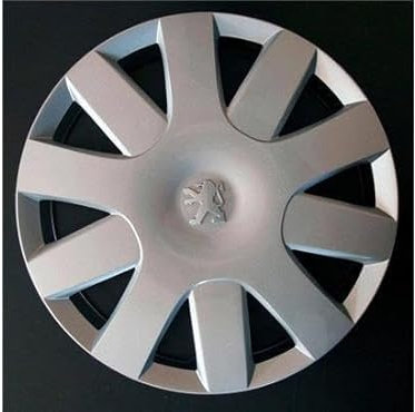 Set mit 4 Radzierblenden, anpassbar, für Peugeot 107/207/307/107/207/307/308/407/1007/Tepee/Bipper/Ranch – Durchmesser 14 Zoll – kein Original