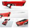 SPYRA SpyraGO Wasserpistole - Electronische, Automatische Premium Wasserpistole - 9 Meter Reichweite, LED Display, Schnelles Aufladen, Sommer Spielzeug für Kinder und Erwachsene. Alter 8+ (Rot)