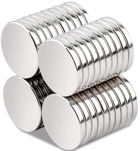 40 Stücke Neodym Magnete,15x 2 mm Magnets Strong Extra Strong,Magnete,Magnetestark,Magnete Klein,Kleine Magnete,Kleine Magnete Stark,Magnet Klein,GeltenBüro,Magnettafel,Pinnwand