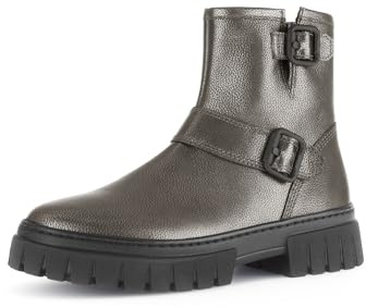 Gabor Damen Biker Boots, Frauen Stiefeletten,Leichte Mehrweite (G),Warmfutter