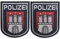 Klett Militär Adler Schild Patches - 2 Stück Taktische Berlin Polizei Abzeichen für Hüte, Rucksack, Jacken, Kleidung, Uniform, Weste