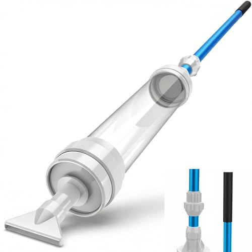 Aspirateur de spa manuel pour jacuzzi, sans pompage, sans piles ni électricité, alimenté par la pression de l'eau, aspirateur aspirateur ramasse les feuilles, le sable et les débris, avec poignée