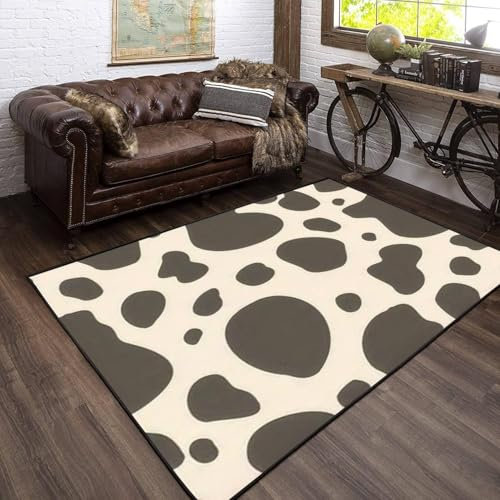 Teppich Wohnzimmer Teppich Kurzflor Modern Design rutschfest Teppich Für Schlafzimmer Bodenmatte Innen Und Außen Teppich 60 X 90 cm / 23.6 X 35.4 -134359-99401