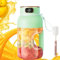 Yulyoie Multifunctional Portable Juicer Cup,Yulyoie Multifunctional Portable Juicer Cup with Digital Display,Portable Smoothie Blender On The Go,USB Rechargeable (Green,Single Cup Single lid)