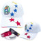 Gorra Blanca Venezuela 7 Estrellas Unisex con Brazalete de Silicon – Diseño Inspirado en la Bandera Venezolana – Ideal para Fútbol y Béisbol – Talla Ajustable M