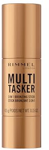 Rimmel London Bronzer in Stick Multi-Tasker, Scolpisce e Modella, 003, Tan, Tenuta che dura tutto il giorno, Finish delicato, Make-up vegano, 4,5 g