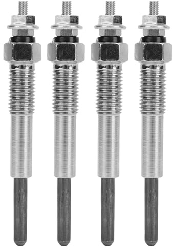 VOBOR 4PCS Heizungsglühkerze 9825119780 Ersatz für ISUZU C240 ​​C190 C201 C221 4BA1 D500 4FA1 Motor 12V