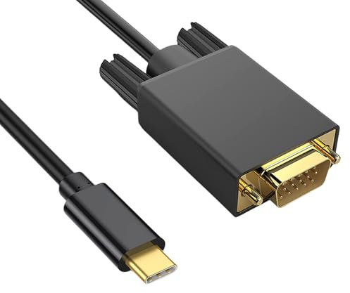HEEZOU Cable USB VGA Cable Adaptador USB Tipo VGA Cable Convertidor Adaptador Macho USB VGA Macho