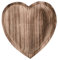 ZYDYRX Qaixwuyi - Cuenco de madera grande con forma de corazón para aperitivos, frutos, cerezas, caramelos, galletas, etc