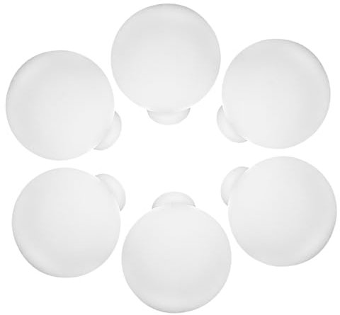 Veemoon 100 Stück Globe Lampenschirm Kuppel Farbige Decke Dekorative Hängende Runde Innen Weiß Ersatz Globe Lichter LED Outdoor Warm Fairy Ball Dekoration Licht Abs