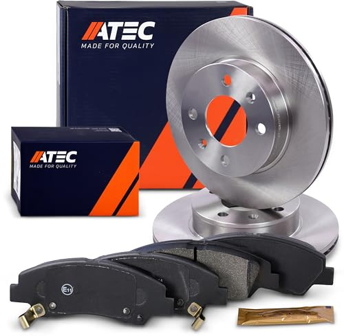 ATEC Germany Bremsenset Vorderachse inkl. Bremsscheiben Vorne Ø241mm Belüftet und