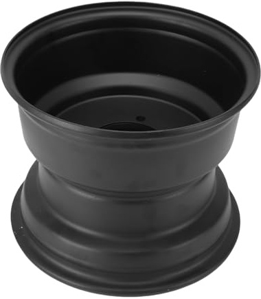 KIMISS Jante Arrière 10 Pouces en Acier Haute dureté pour Quad, Dirt Bike, VTT, Kart, Noir