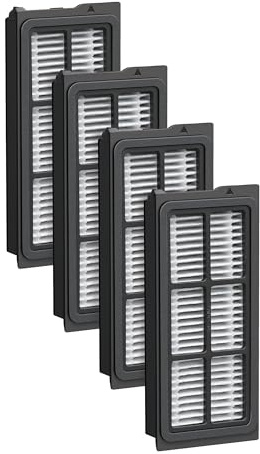 4 Stück HEPA Filter Zubehör für Tapo RV50 Pro Omni, Waschbar, Originalzubehöhr