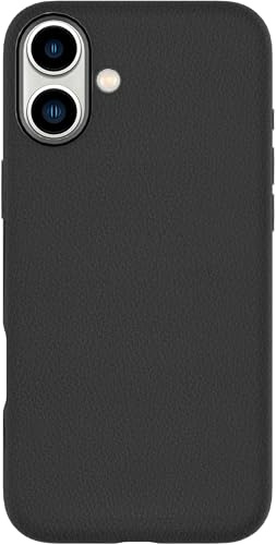eSTUFF Infinite (GRS) Venice iPhone 16 Black Leather Magnetic, ES67160020
