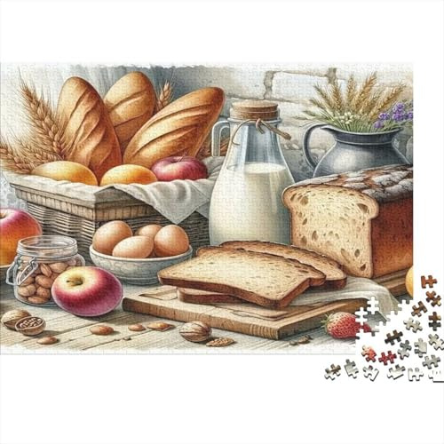 Brot Milch 1000 TLG Puzzle für Erwachsene Papier Entspannung