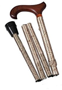 Bernstein Derby Gehstock, faltbar, Motiv Cashmere Pastell