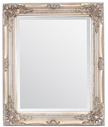 Select Mirrors Rhone Wandspiegel, französischer Vintage-Stil, antiker Barockstil, 50 x 60 cm, Champagnerfarben