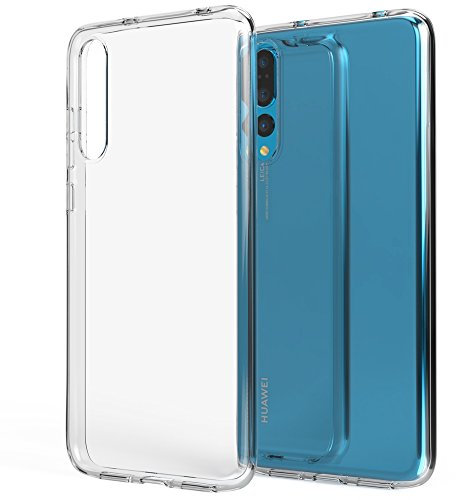 NALIA Cover Protettiva compatibile con Huawei P20 Pro Custodia, Sottile Cristallo Chiaro Silicone Gomma Gel Copertura, Crystal Clear Case Morbido Antiurto Skin Guscio Bumper Lucida Bordi - Trasparente