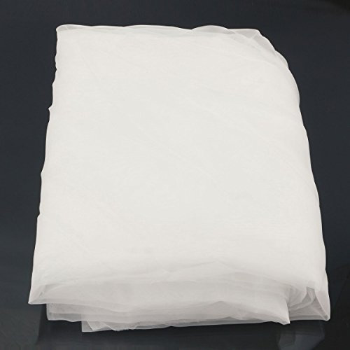 FEVERWORK 300x127cm Silk Screen Printing Mesh 48T 120M White Polyester 3 Yards