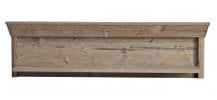FORTE Kashmir Wandregal, Holzwerkstoff, Bramberg Fichte, 122,8 x 33,8 x 24,5 cm