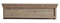 FORTE Kashmir Wandregal, Holzwerkstoff, Bramberg Fichte, 122,8 x 33,8 x 24,5 cm