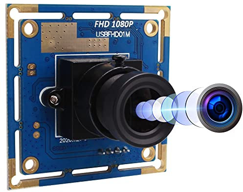 ELP 1080P Webcam mit 3,6mm objektiv Full HD MJPEG 30fps/60fps/100fps USB Kamera Modul für Android,Mac,Windows USBFHD01M-L36