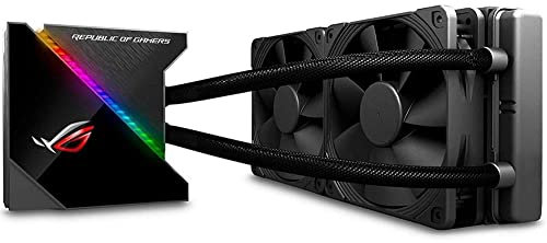 Asus ROG RYUJIN 240 RGB AIO Liquid CPU Cooler 240mm Radiator (Dual 120mm 4-Pin Noctua Ippc PWM Fans) with Livedash OLED Panel and Fanxpert CONTROLS