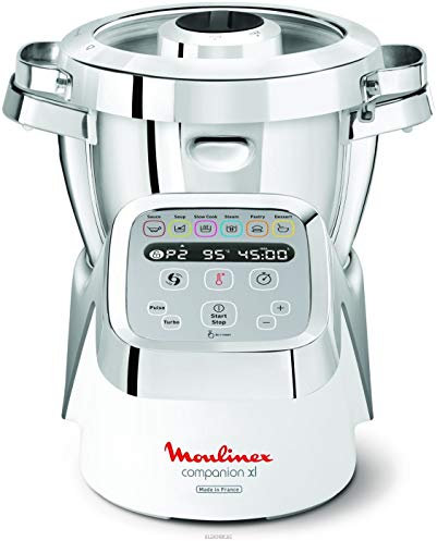 Moulinex RBTMLXHF807E20- Frullatore, ROBOT CUISINE COMPANION XL, argento