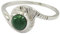 RIYO Designer 925er Sterlingsilber fein aussehender echter Malachit Ringgeschenk de