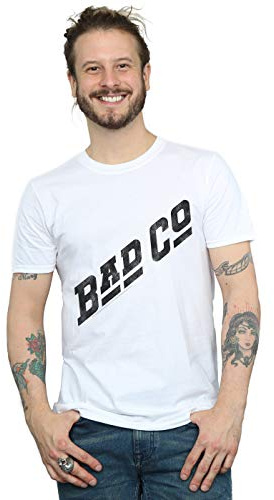 Absolute Cult Bad Company Men's Distressed Logo T-Shirt