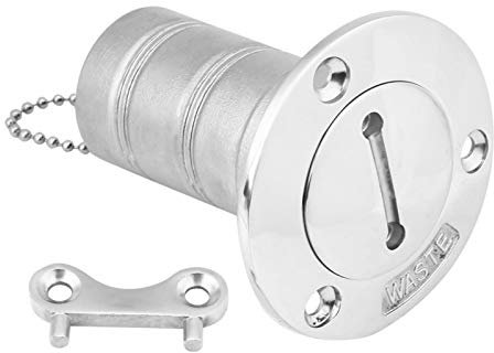 Suuonee Bootstank, 316 Edelstahl Boot Marine Deck F¨¹llen Tankdeckel Gas Kraftstofftank(1.5inch)