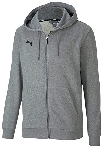 PUMA Herren, teamGOAL 23 Casuals Hooded Jacket Kapuzenjacke, Medium Gray Heather, L