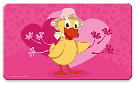 Trötsch Unser kleines Sandmännchen Schnatterinchen Melaminbrettchen: Frühstücksbrett Brett Kinderbrettchen, White