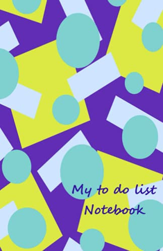 My to do list notebook