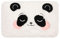 DRAEGER PARIS | Pochette blanche peluche panda| Porte-monnaie mignon et doux | Trousse crayons Trousse maquillage Fourre tout | Idée cadeau femme, fille, adulte