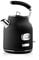 Westinghouse Retro Kettle - 1.7 Liter Electric Kettle - Fast Boil - Water Boiler For Hot Drinks - Quiet Boil & Detachable Filter - 2200W Kettle (Black)