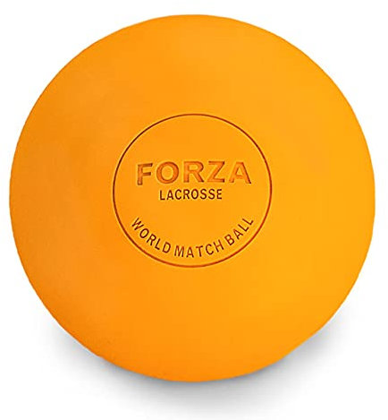 FORZA Boule de Massage de Crosse - Masseur Musculaire, Balle de Crosse | Massage Profond | Boule Antistress | Balle de Massage | Rouleau de Massage (Lot de 1, Orange)
