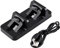 TX GIRL DC 5V Cargadores De Doble Mango Dual USB Estación De Carga De Carga Significa PS4 Controlador Inalámbrico Dualshock 4 (Color : Black)