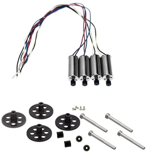 Zubehör für Drohnen S167 S166 RC Drohne SP500 Ersatzteile Kit Propellers Blades Schutzrahmen CSJ S167 GPS Quadcopter Arme Motorradwellenschrauben austauschbar (Color : 3.7V Motor Kita)