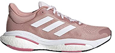 adidas Solarglide 5 Running Shoes, Scarpe da Ginnastica Donna, Wonder Viola Bianco Rosa Tono, 39 1/3 EU