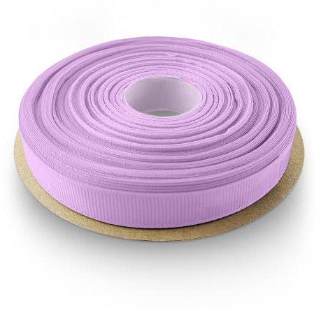 Netuno 1 x Ripsband gerippt lila 12 mm x 22 m Polyester Schleifenband Geschenk Dekostoff Nähen Basteln Hochzeit Dekoration Verpacken Zierkordel