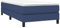 vidaXL Cadre à sommier tapissier en Tissu Bleu 80 x 200 cm, lit, Meuble de Couchage, sommier tapissier, Cadre de lit, lit Simple, sommier tapissier, Lits, berceaux