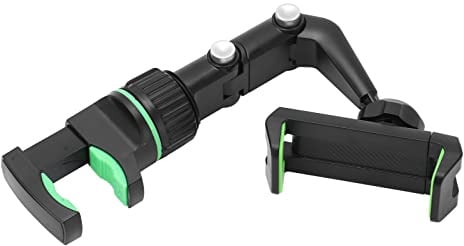 Dioche Gitarren Handyhalter, Gitarren Kopfhörerhalterung, Inklusive 10 Plektren und Reinigungstuch, für Gitarrenköpfe, Mikrofonständer und Notenständer