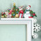 PUZAME Christmas Snowman Door Frame Hanging Decoration, Indoor/Outdoor Wall Décor, Corner Sign Decor for Home Door, Window Holiday Party Ornaments