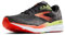 Brooks Herren Ghost 16 Laufschuhe Neutralschuh Black/Mandarin Red/Green - Schwarz 45,5