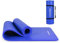 MSPORTS Gymnastikmatte Premium inkl. Tragegurt + Übungsposter + Workout App I Hautfreundliche Fitnessmatte 190 x 60 x 1,0 cm - Royalblau - Phthalatfreie Yogamatte