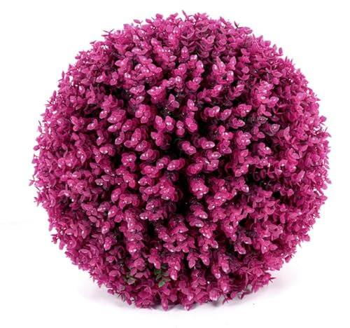 Bola de césped artificial, decoración redonda de plantas de imitación, bola de hierba, bola de boj de hojas artificiales, bola de topiario de hojas artificiales, planta falsa realista, decoración de