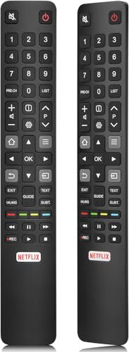 Telecomando universale RC802N per TV TCL Smart Android, con tasto di scelta rapida Netflix