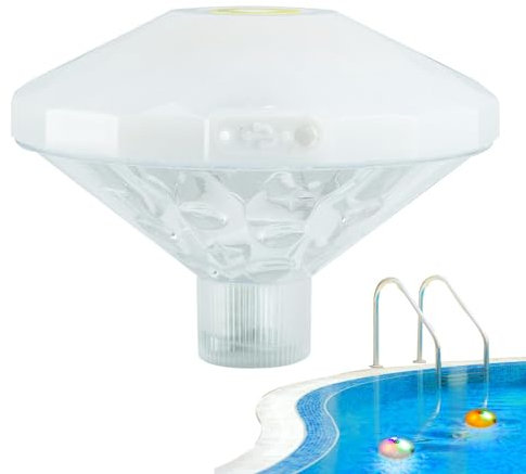 Luces flotantes para estanque, luces flotantes para piscina | Luces LED impermeables para jardín | Luces decorativas para piscina, luces coloridas para ambiente para piscina, acuario, estanque